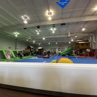 A glimpse of the huge play area on open gym day.  Wonderful