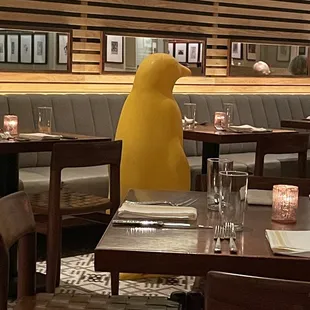 Yellow penguin