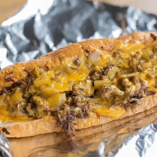 a close up of a sandwich