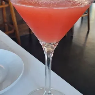 Strawberry martini that tasted like pineapple!