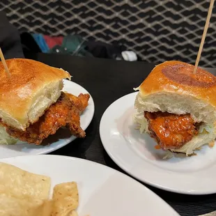 Buffalo chicken slider