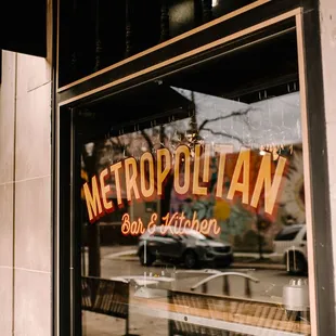 the reflection of the window