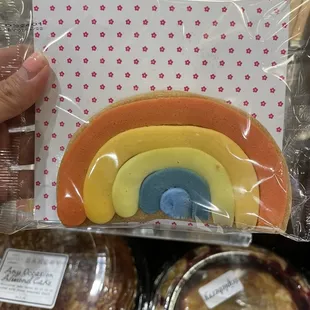 Cute rainbow cookie