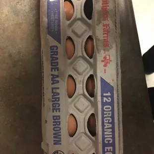 a carton of eggs