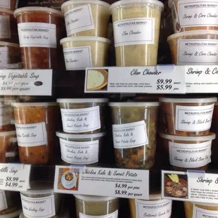 Soups. Photo by Kevin Dern.