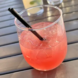 One of the worst sangrias in recent memory.  Do you see any fruit?  Carbonated water and some kind of Kool-Aid mixture.