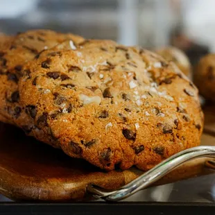 a loaf of bread on a cutting board