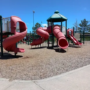 Playground next to baseball field