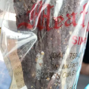 Mold on jerky.