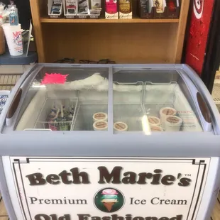Beth Marie&apos;s ice cream sold here