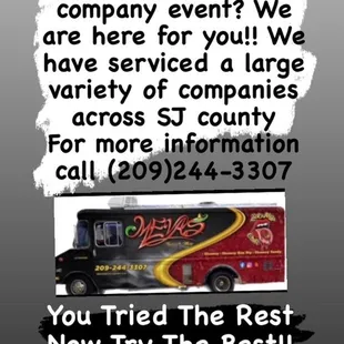 WE CATER COMPANY EVENTS...NO EVENT TOO BIG IR TOO SMALL