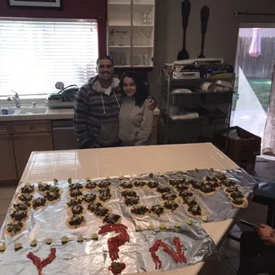 interior, sushi and sashimi