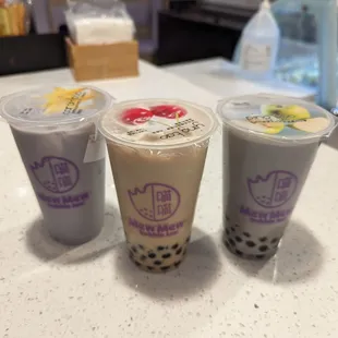 Taro &amp; Milk Tea Bobas