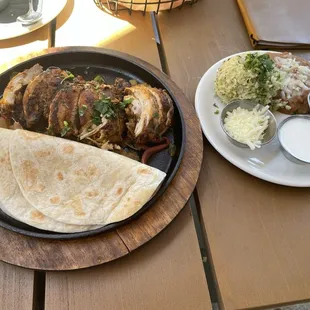 Chicken Lunch Fajitas