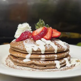 Chocolate Abuelita pancakes