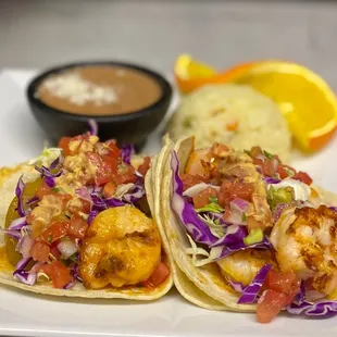 Shrimp tacos