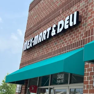 the front of the store