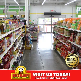 a view of a grocery store