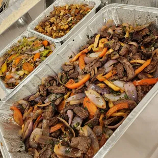 The famous beef Lomo, catering style!