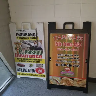 a sign for a restaurant