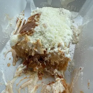 They actually put meat in there not like other places lol