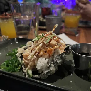 Spicy Salmon Sushi