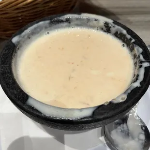 White queso a little runny but good taste