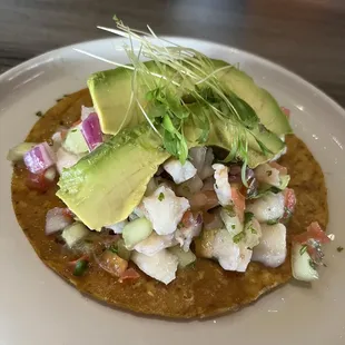 Ceviche Tostada