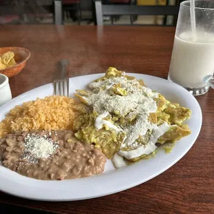 Chilaquiles and Horchata
