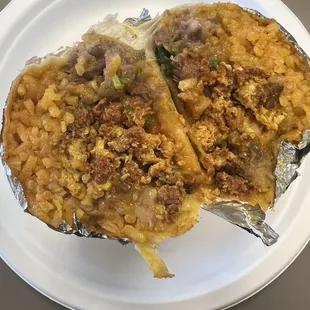 Chorizo Breakfast Burrito