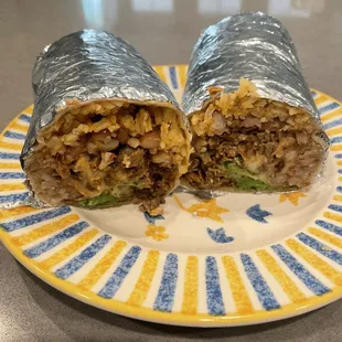 Carne asada super burrito
