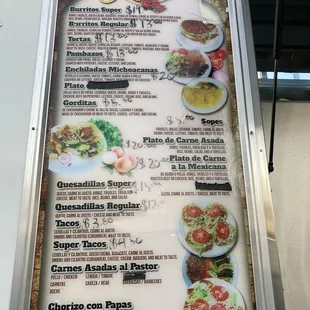 menu, sushi and sashimi