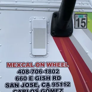 Taco Truck contact information - January 2025