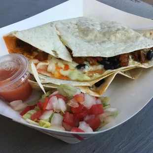 Pork quesadilla