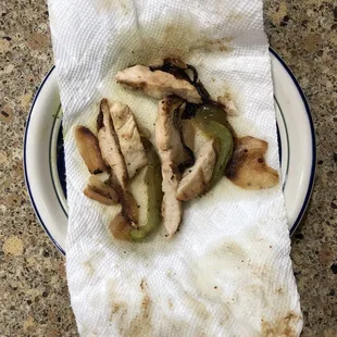 Chicken fajitas