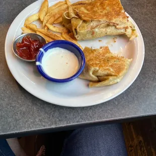 Lunch Special #5!!! You will not regret. Chicken bacon ranch wrap