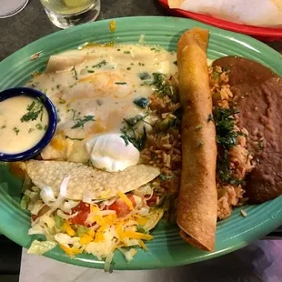 Green Chicken Enchiladas