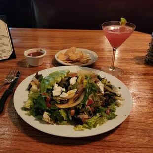 California Tostada salad.  Yummy!