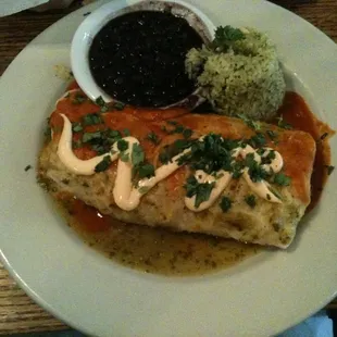 Crab and Shrimp Burrito