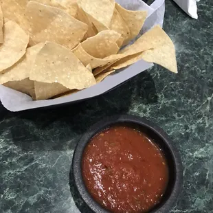 A bowl of salsa for each of us :)