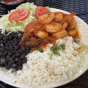 THE DIABLO SHRIMP IS VERY VERY VERY SPICY.