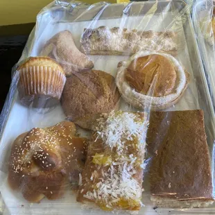 Fresh pastries and breads