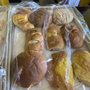 Fresh pastries and breads