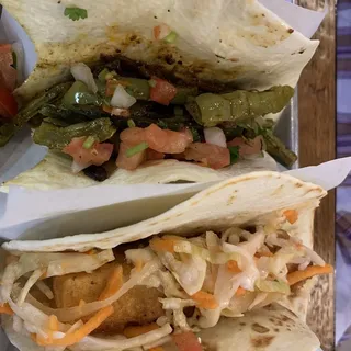 Spinach and Egg Taco