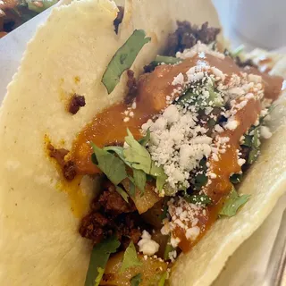 Chorizo con Papas Taco