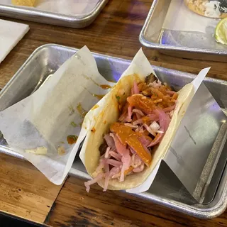 Glazed Pork Belly Taco