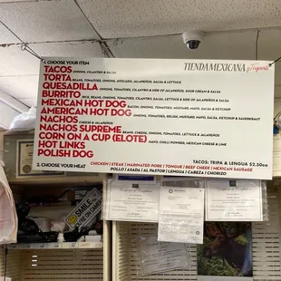 Pick your item, pick your meat