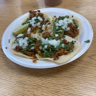 Taco special...4 tacos and a drink for $6.50!  Every day!!!