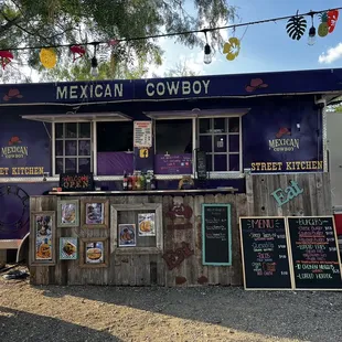 The food truck and menu