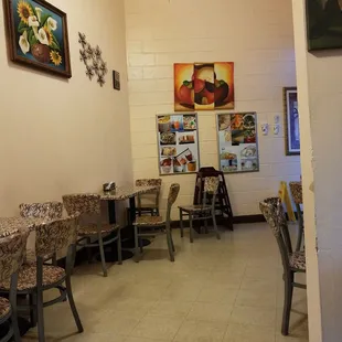 tables and chairs
